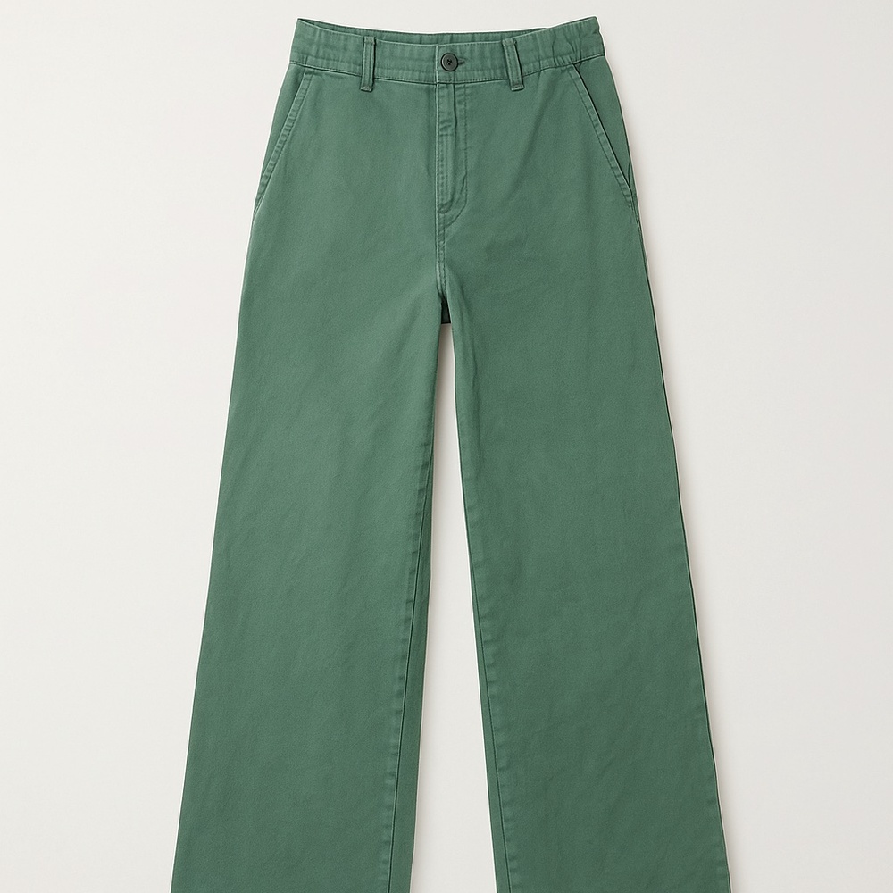 YFB Olive green green linen blend jogger pants